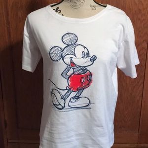 Sketch Mickey shirt